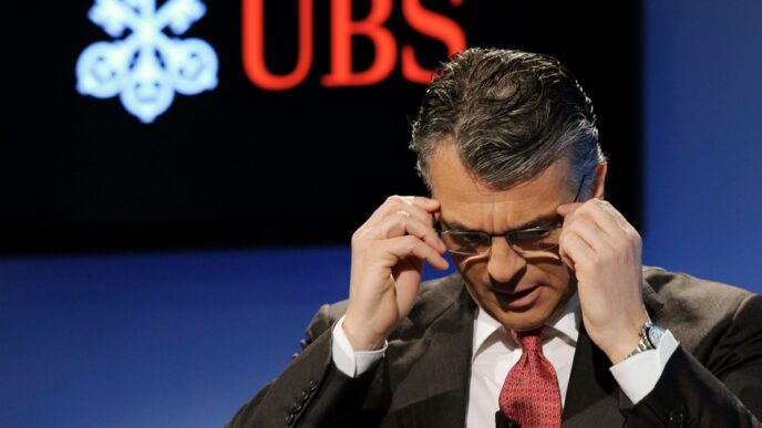 Sede do UBS com foco na expansão nos EUA para gestão de patrimônio.