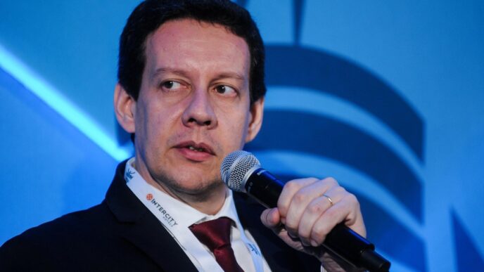 Representação gráfica da tokenização de ativos financeiros digitais, com foco em blockchain e contratos inteligentes.