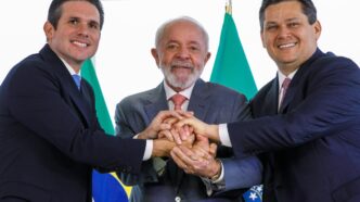 Davi Alcolumbre, presidente do Senado Federal, em evento no Congresso Nacional.