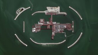 expansão do campo de petróleo Kashagan — foto ilustrativa