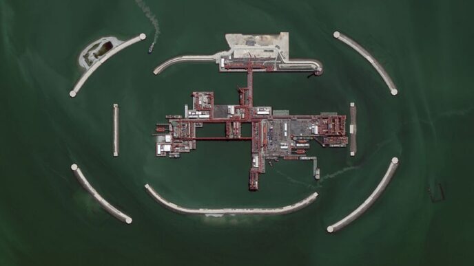 expansão do campo de petróleo Kashagan — foto ilustrativa