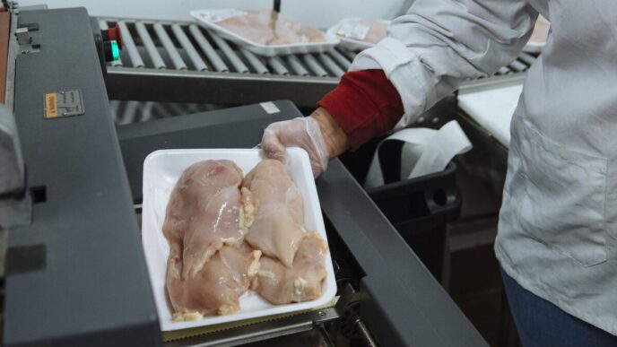 Queda nos preços de frango — foto ilustrativa