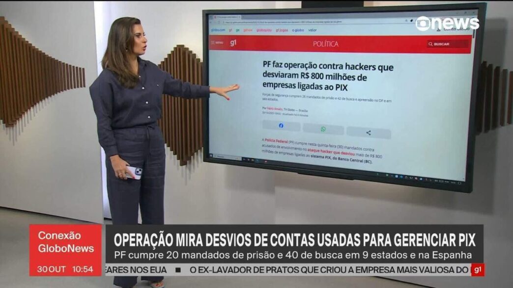 hackers que desviaram R$ 800 milhões do PIX — foto ilustrativa