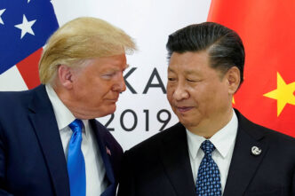 Trump China tom conciliador — foto ilustrativa
