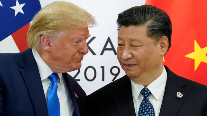 Trump China tom conciliador — foto ilustrativa