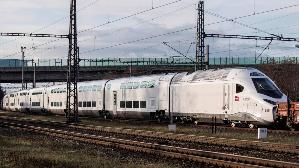 Eurostar trens dois andares Canal da Mancha — foto ilustrativa