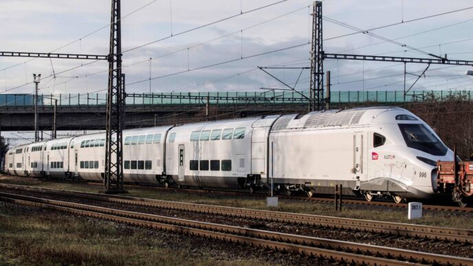 Eurostar trens dois andares Canal da Mancha — foto ilustrativa