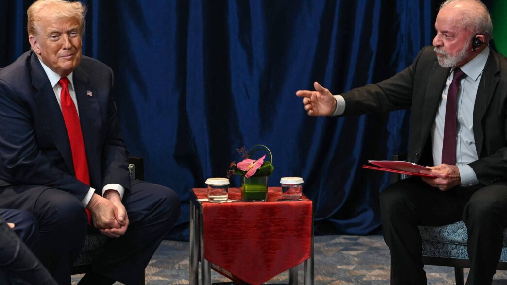 Lula e Trump — foto ilustrativa