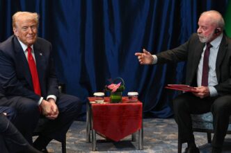 Lula e Trump — foto ilustrativa