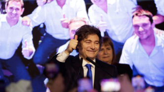 Vitória de Javier Milei na Argentina — foto ilustrativa