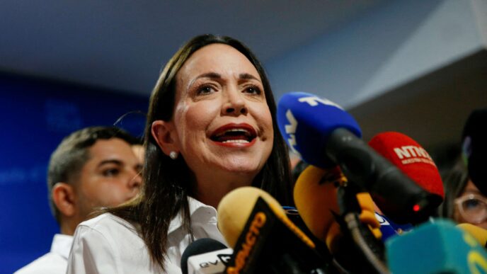 Nobel da Paz Corina Machado — foto ilustrativa