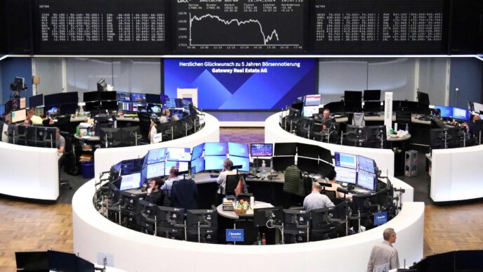 Bolsas da Europa — foto ilustrativa