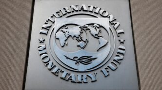 Gráfico indicando a projeção econômica do FMI para o Brasil em 2025, relacionado ao ambiente de negócios.