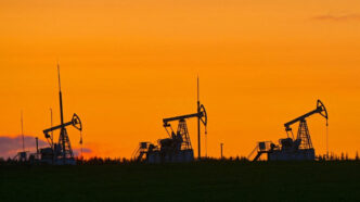 Petróleo em queda — foto ilustrativa