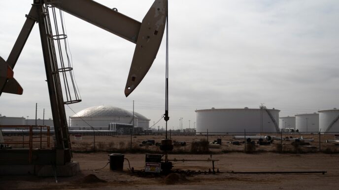 Queda do Petróleo — foto ilustrativa