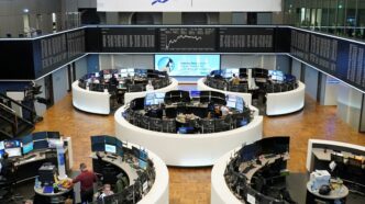 STOXX 600 em alta — foto ilustrativa