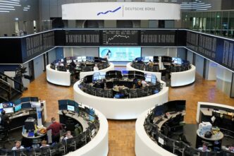 STOXX 600 em alta — foto ilustrativa