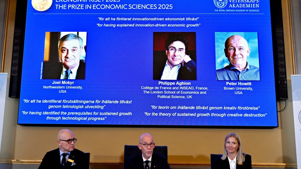 Nobel de Economia 2025 — foto ilustrativa