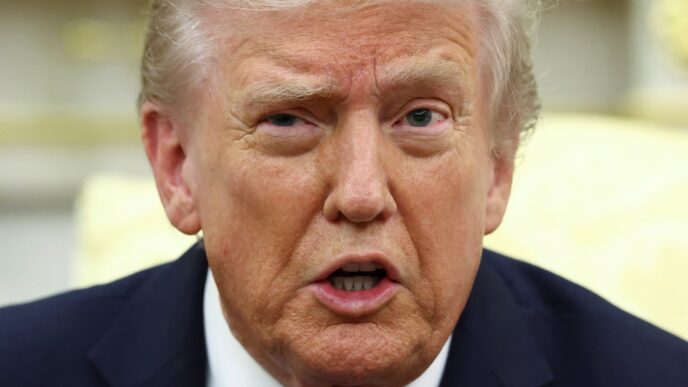 Popularidade de Trump — foto ilustrativa