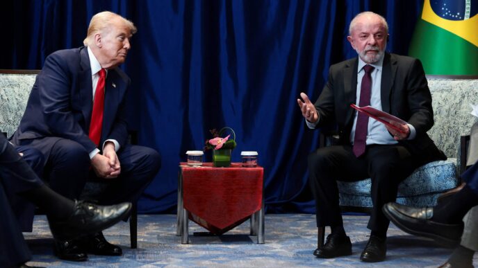 Lula e Trump Malásia tarifas — foto ilustrativa