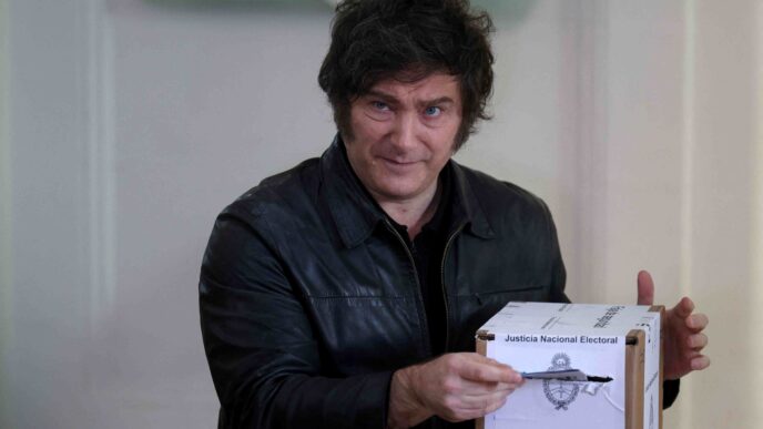 Javier Milei — foto ilustrativa