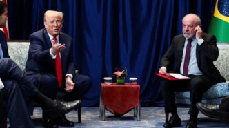 Encontro Lula e Trump — foto ilustrativa