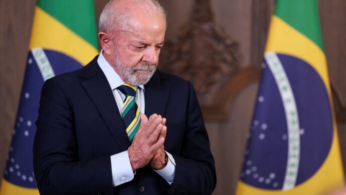 Lula e Trump discutem Bolsonaro — foto ilustrativa