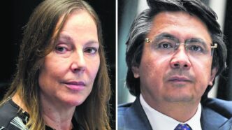 Senadores em Brasília buscando maior conexão com eleitores e debates nacionais.