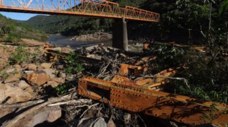 Agricultores gaúchos constroem ponte — foto ilustrativa