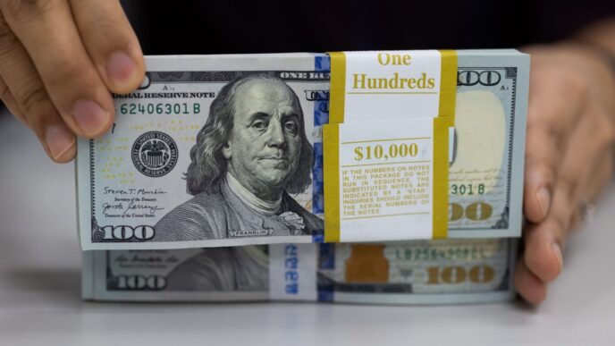 Dólar à vista — foto ilustrativa