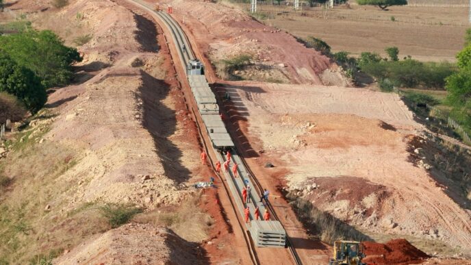 retomada das obras da Ferrovia Transnordestina — foto ilustrativa