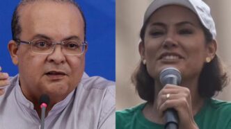 Michelle Bolsonaro e Ibaneis Rocha Senado DF — foto ilustrativa