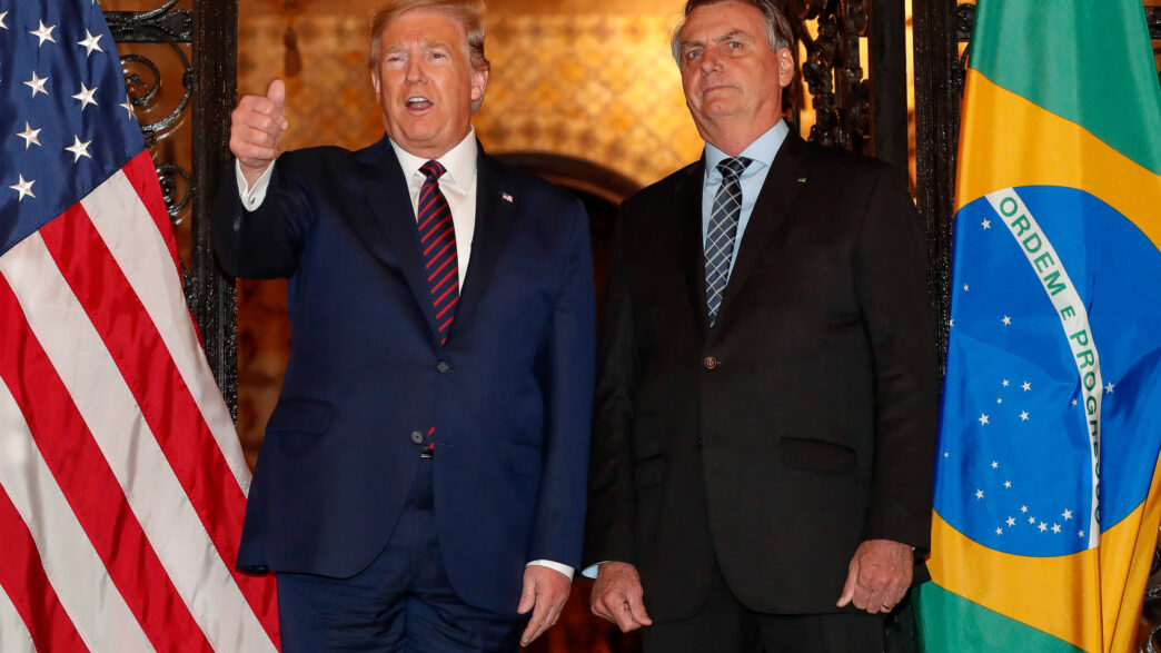 Trump vê Bolsonaro como página virada — foto ilustrativa