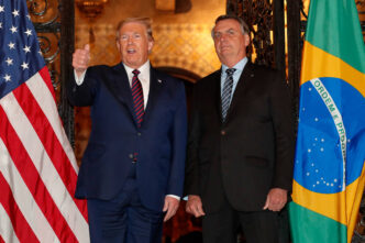 Trump vê Bolsonaro como página virada — foto ilustrativa