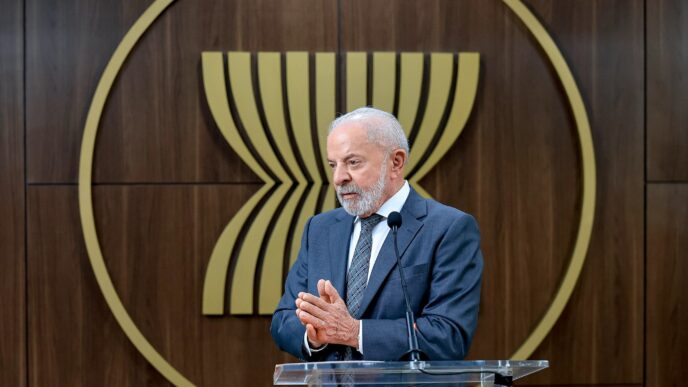 Lula se retrata — foto ilustrativa