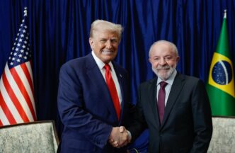 Lula e Trump — foto ilustrativa