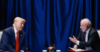 Lula e Trump — foto ilustrativa