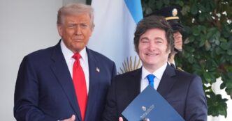ajuda de Trump à Argentina — foto ilustrativa