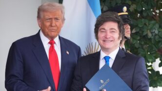 ajuda de Trump à Argentina — foto ilustrativa