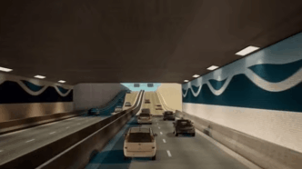 túnel Santos-Guarujá — foto ilustrativa