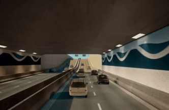 túnel Santos-Guarujá — foto ilustrativa