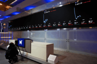 Ibovespa cai — foto ilustrativa