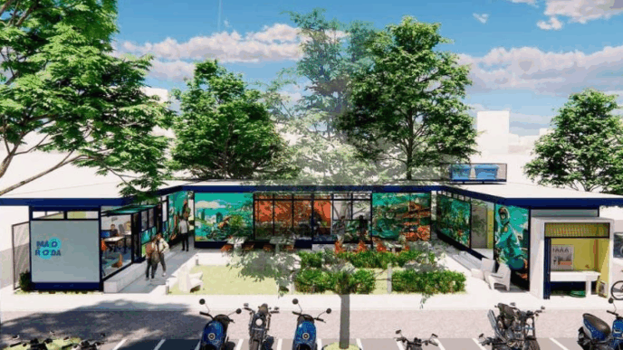 espaço para entregadores na Av. Paulista — foto ilustrativa
