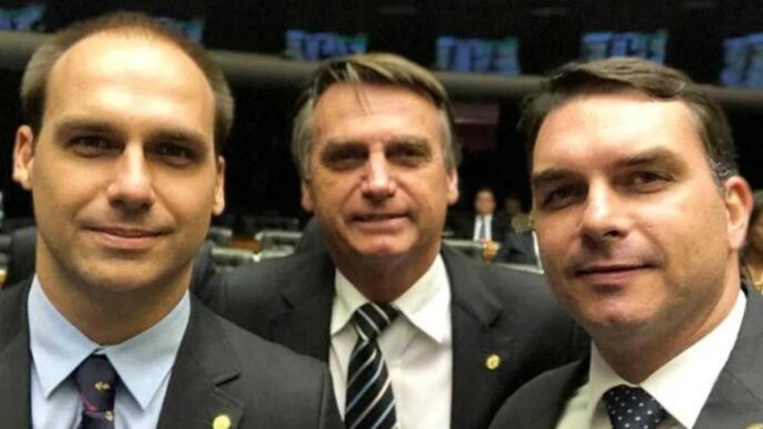 Flávio Bolsonaro Eduardo atritos direita — foto ilustrativa