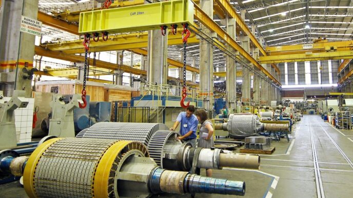 Exportações de máquinas para os EUA — foto ilustrativa