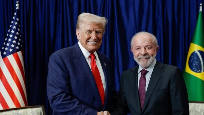 Reunião Lula Trump — foto ilustrativa