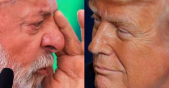 Lula e Trump — foto ilustrativa