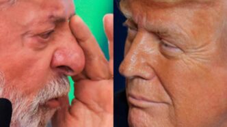 Lula e Trump — foto ilustrativa