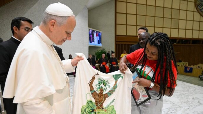 Papa Leão XIV recebe MST — foto ilustrativa