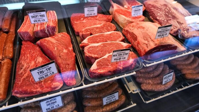 carne argentina nos EUA — foto ilustrativa